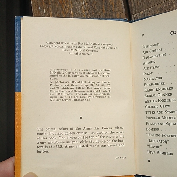 *Sold *Vintage Air Force Book - Picture 8 of 12